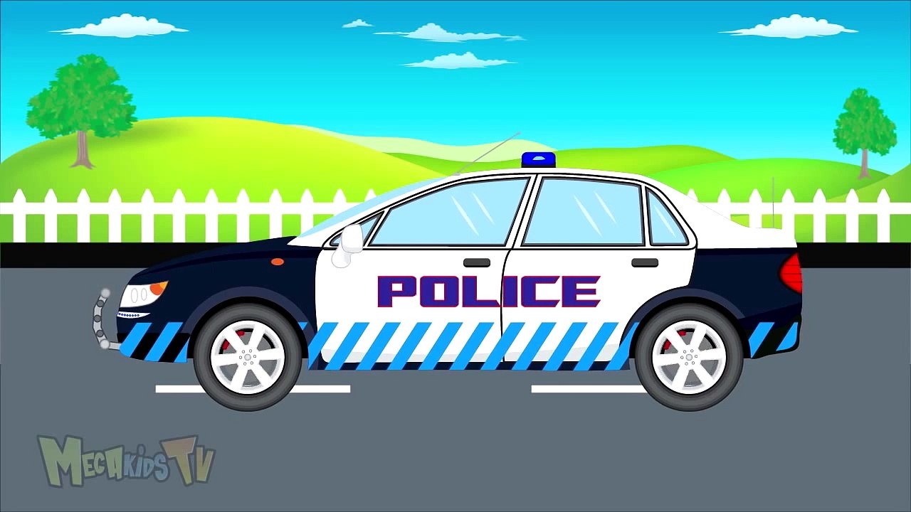 Police Car Vs Police Truck Monster Trucks For Children - Polisi Mobil Truk Rakasa Truk  mega Anak Tv