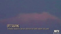 UFO FOOTAGE: UFO's seen above Holland