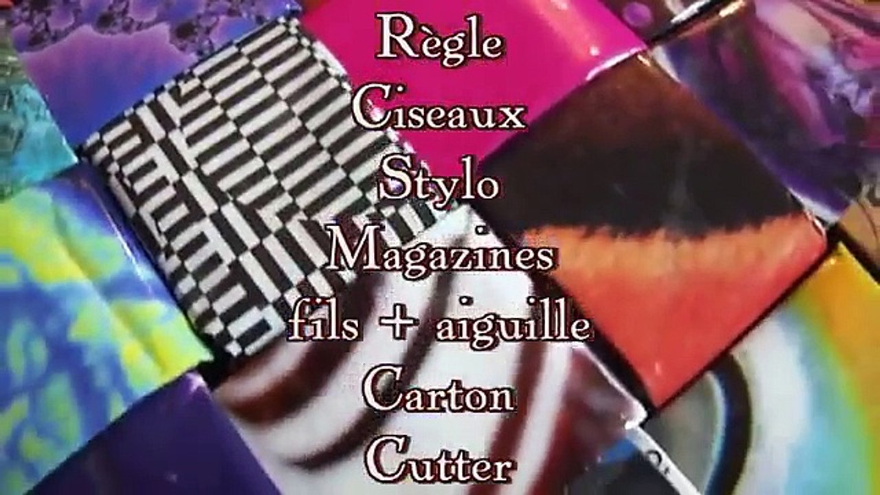 Comment réaliser une trousse ou un sac en magazines?