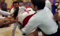 Fight between passengers and PIA crew at Lahore Airport