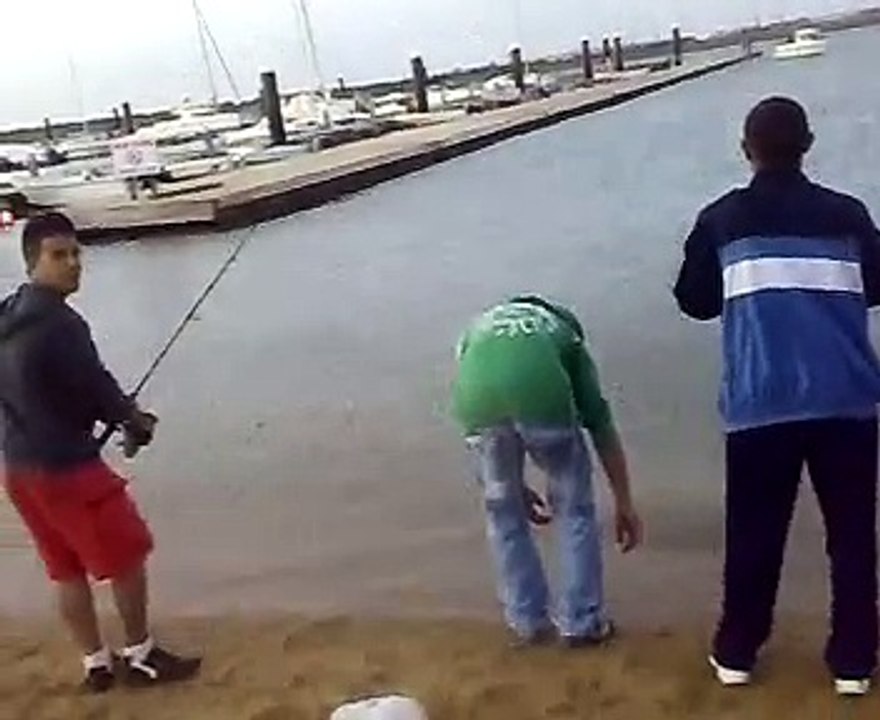 Pescando Caballas desde tierra.