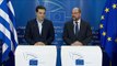 Joint press point by Martin Schulz, EP President and Aléxis Tsípras, Greek Prime Minister