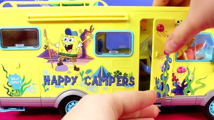 Nickelodeon SpongeBob Squarepants Camper Van Happy Campers Patrick Squidward