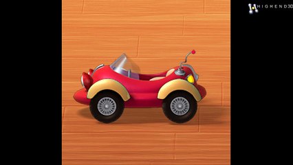 Car cartoon 02 3D Model From CreativeCrash.com