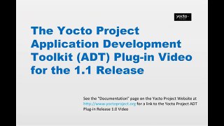 Yocto Project ADT