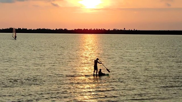 Лиепая. Развлечения на воде.