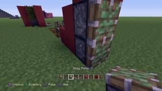 Minecraft: cauldron/chest activated piston door tu19 (broken in tu21)