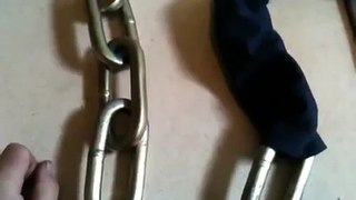 Locking and shortening an Almax chain