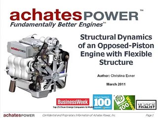 Part 1 - Structural Dynamics of an Opposed-Piston Engine with Flexible Structure