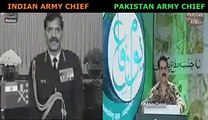 Indian Army Chief And Pakistan Army Chief