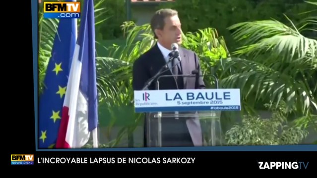 Nicolas Sarkozy : Son terrible lapsus qui fait polémique