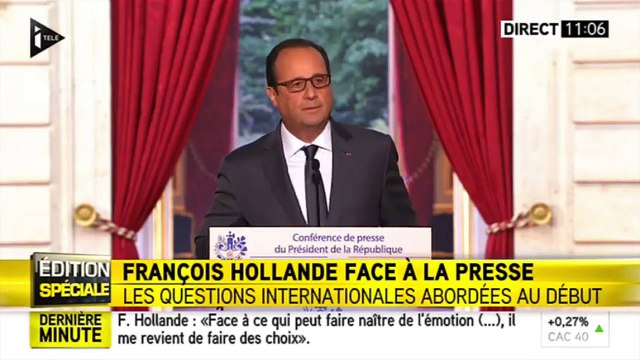 François Hollande : La France va accueillir 24 000 migrants