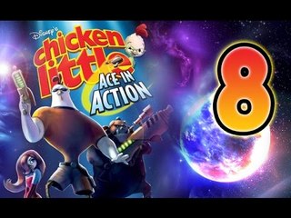 Chicken Little Ace in Action Walkthrough Part 8 (Wii, PS2) Saturn Mission 2