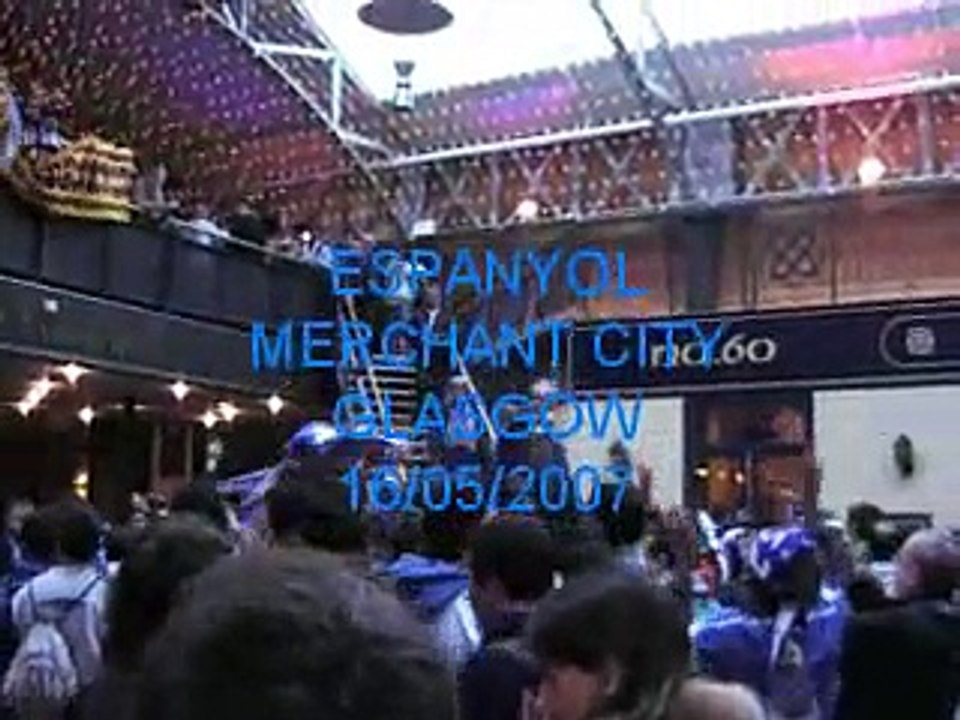 ESPANYOL FANS IN THE MERCHANT CITY