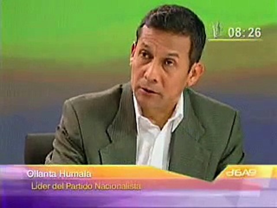 2009-08-14 Ollanta en Entrevista en d6A9 (parte 3)
