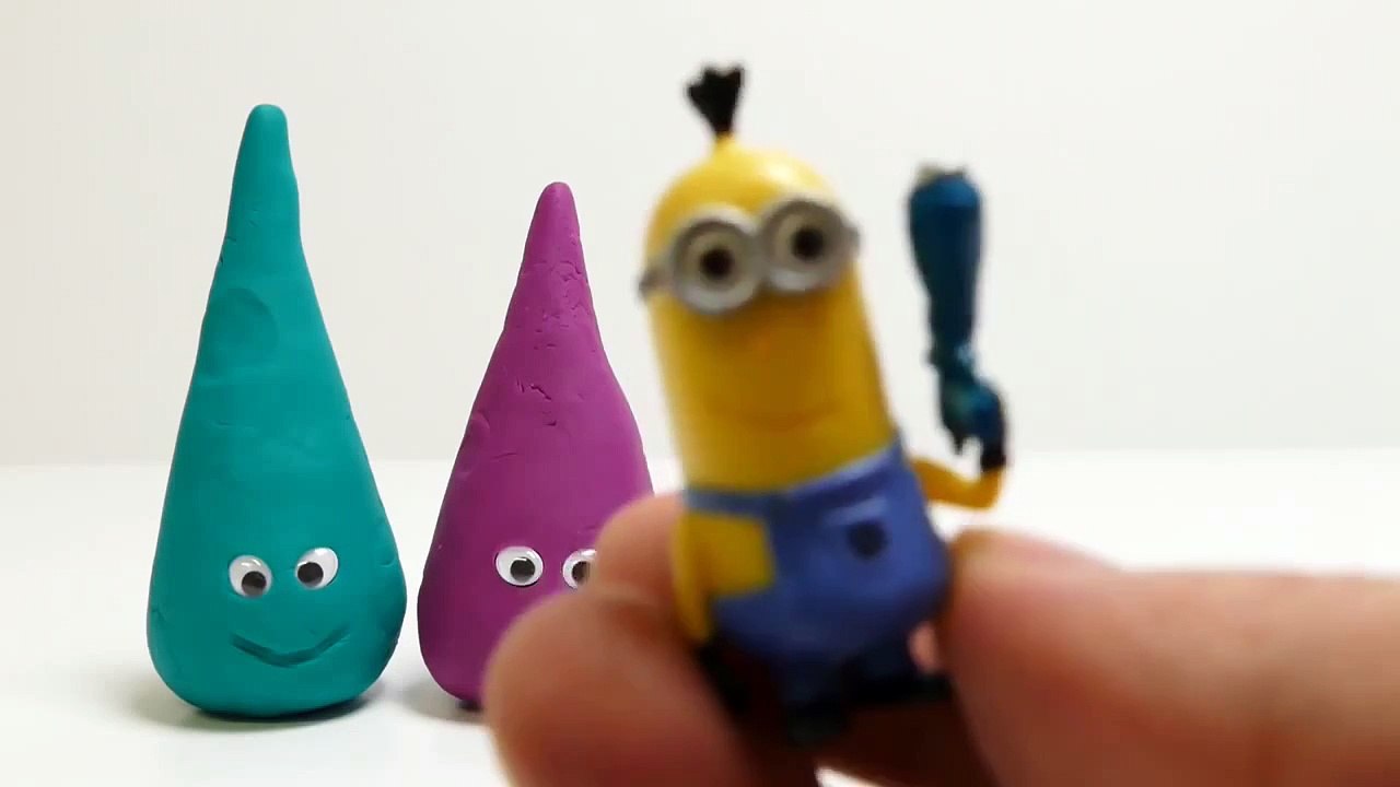 Play Doh Surprise Hats Eggs with Eyes Hello Kitty, Minion, Minnie Mouse & Peppa Pig