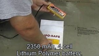 Lipo Battery Fire Containment Test