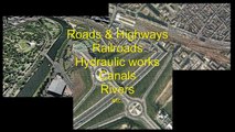 AutoCAD - Google Earth: Create bands with aerial imagery along corridors