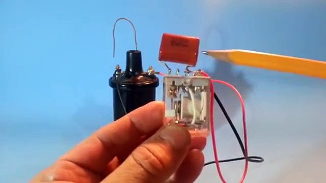 Easy High Voltage with Ignition Coil and Relay