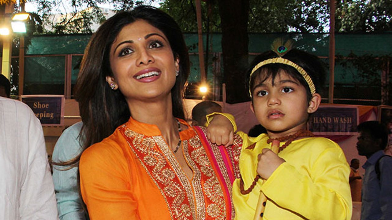 Shilpa Shetty Celebrates Gokulashtami With SON Vihaan