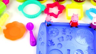 Play Doh Peppa Pig Cookies Playset Toys, Playdough Kids Games