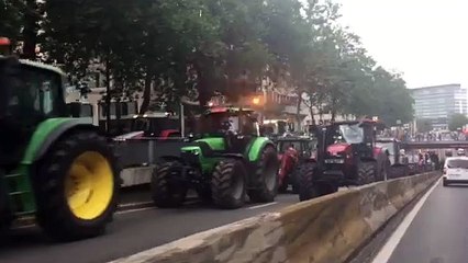 Tracteur dans les tunnels