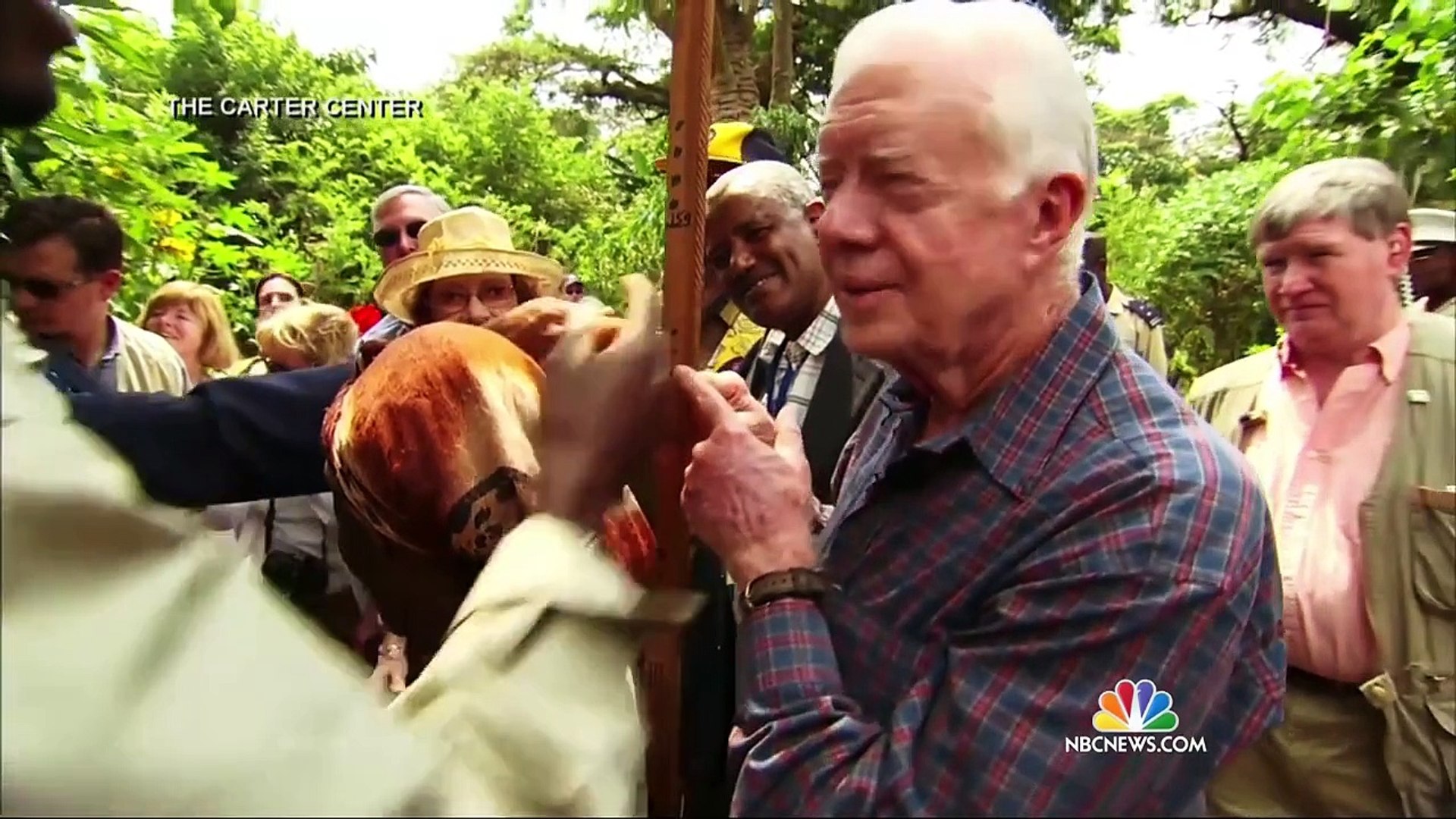 President Carter Looked Us in the Eye Today and Smiled | NBC Nightly News