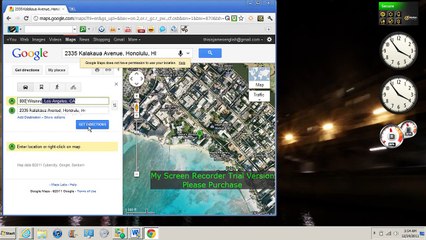 What happens when you Google and Mapquest driving driections from Los Angeles to Honolulu? (#97)