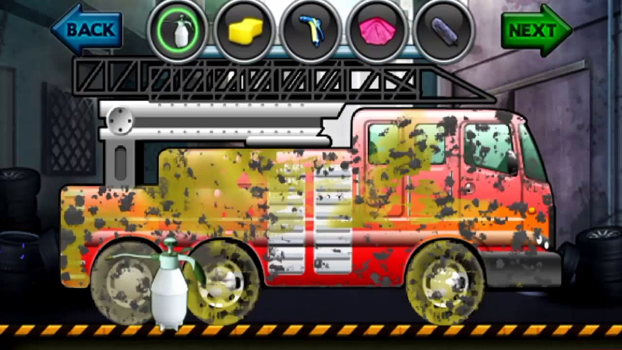 Cartoon about cars. FIRE TRUCK. Car Wash Salon Truck. Мультики про Машинки. ПОЖАРНАЯ МАШИНА.