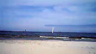 morze Bałtyk-widok z plaży gdyńskiej