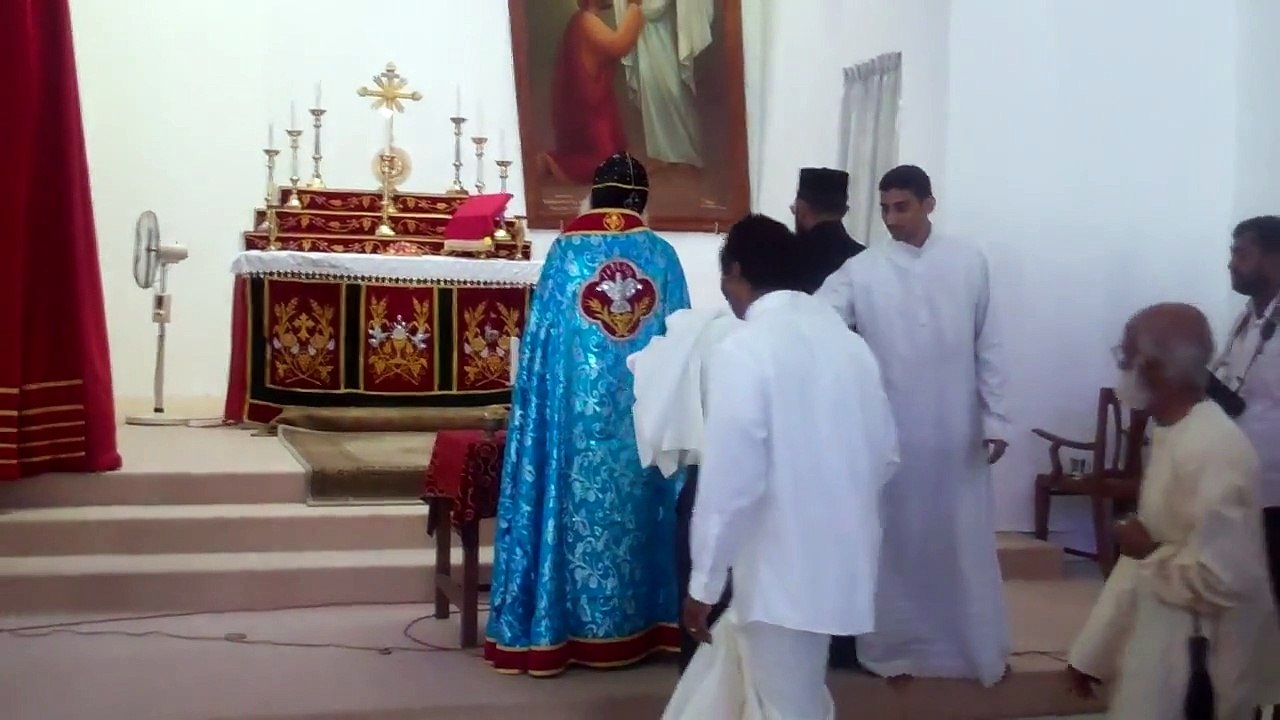 Indian Orthodox Traditional Baptism Parumala Church for Sunny Kulathakal's Grand Son Jan  2, 2012