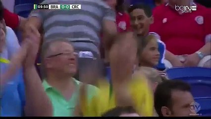 Hulk Goal - Costa Rica vs Brazil 0-1 (Friendly Match) 05-09-2015