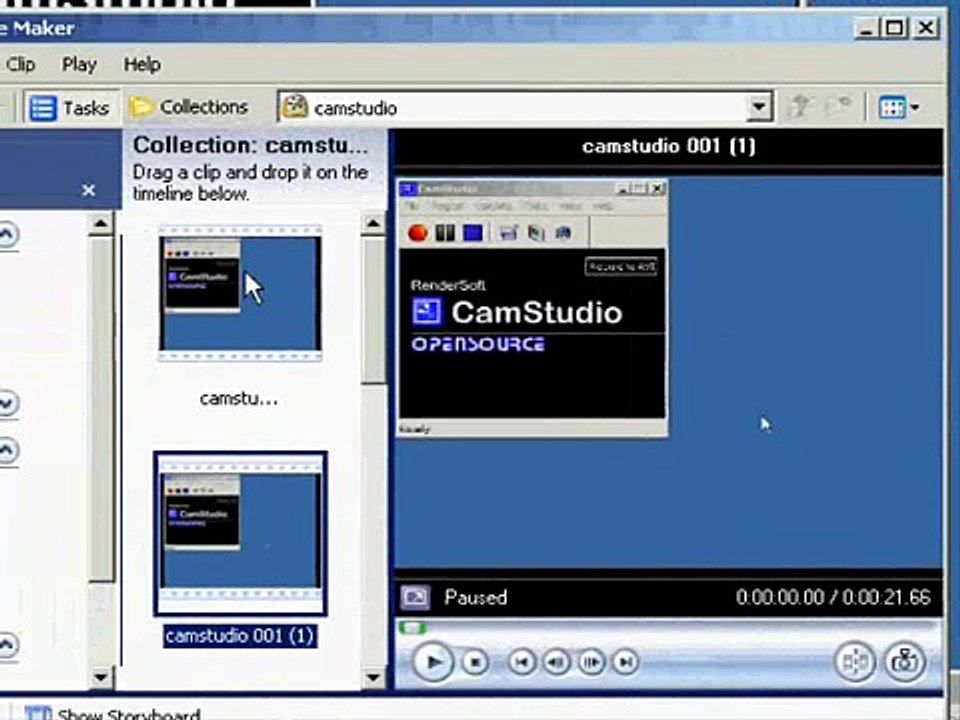 How to capture from the screen using Cam studio