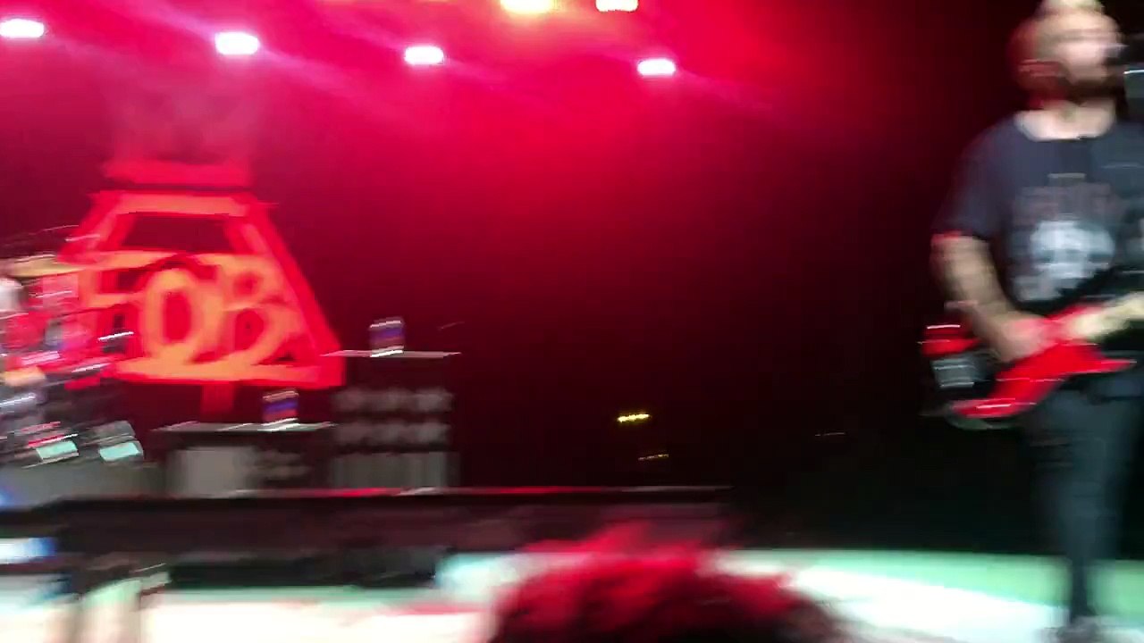 Grand Theft Autumn/Where Is Your Boy + talking - Fall Out Boy on 8/15/15 at Illinois State Fair