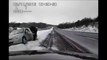 Cop Injured When Car Loses Control On Icy Road