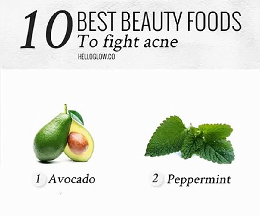 Acne fighting foods