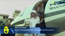 Babs has landed: Barbra Streisand arrives in Israel for Shimon Peres 90th birthday concert