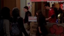 GLEE- Rachel Goes To Finn's Kissing Booth | Silly Love Songs [Subtitled] HD