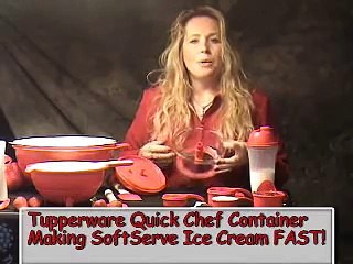 Tupperware Quick Chef- Making Ice Cream-Magical