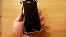 Gundam OPS Cool Aluminum Metal Transformers Case Cover for Samsung Galaxy S6 Edge (Blue)