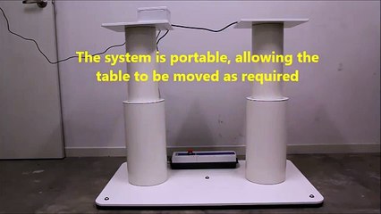 Marine Tech Industries - Twin Aluminium Electric Pedestal - Battery Operated