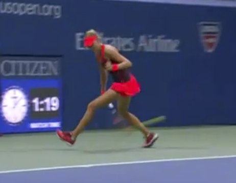 Le magnifique coup de Kristina Mladenovic à l'US Open face à Makarova