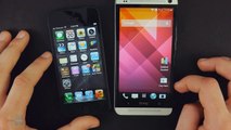 [Apple] Сравнение iPhone 5 vs htc one. ios против android.