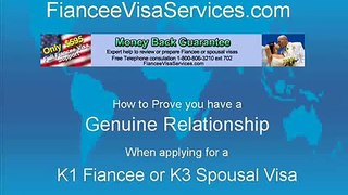 Proof of Genuine relationship: Fiancee K1 Visa + Spousal CR1 Visas
