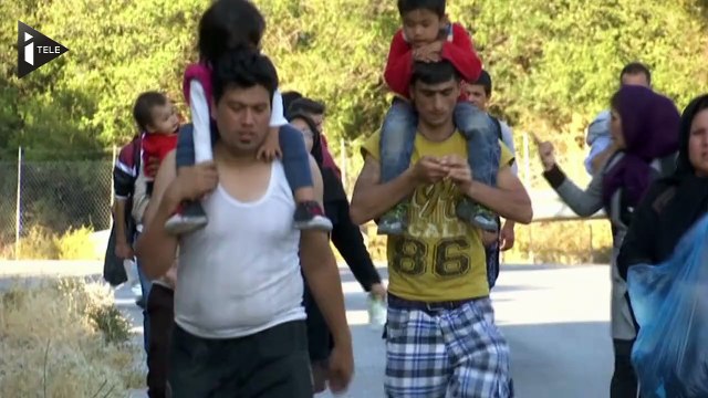 L'île grecque de Lesbos débordée par l'afflux de réfugiés