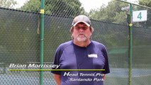 USTA Florida Go Pro Tennis Tip: Returning A  Kick Serve On The Backhand Side