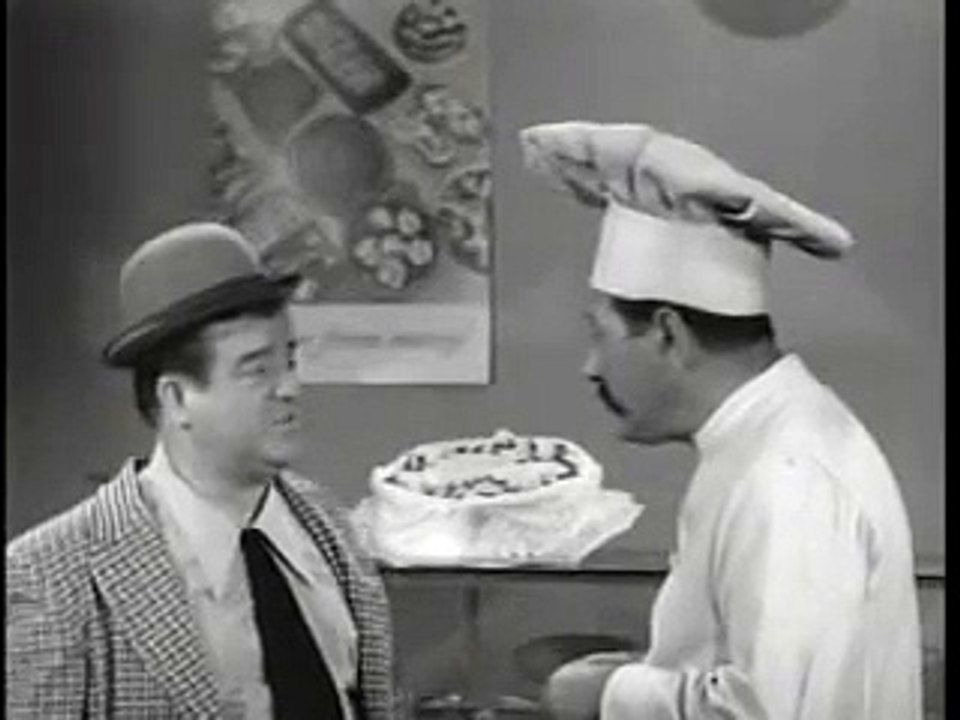 Abbott & Costello: Lou's Birthday Cake with Mr  Bacciagalupe