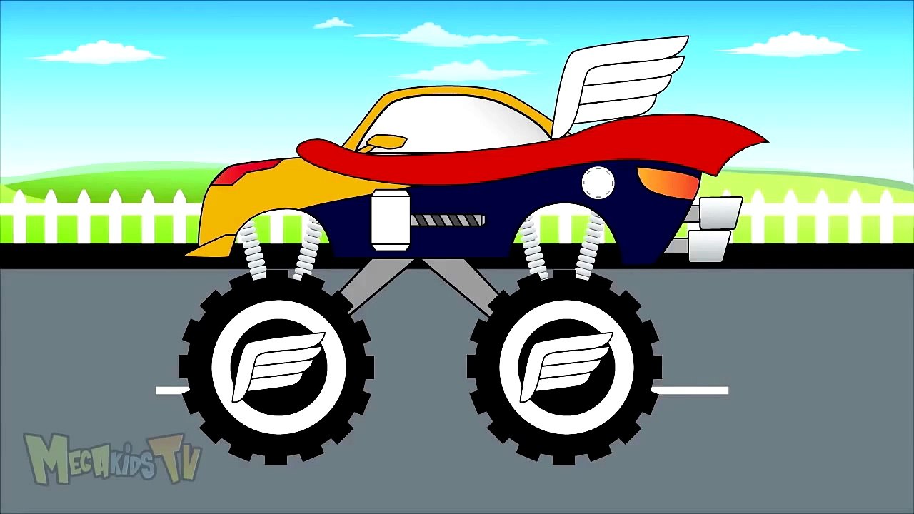 Thor Truck Monster Trucks For Children - Thor Truck Rakasa Truk Untuk Anak - mega Tv Anak
