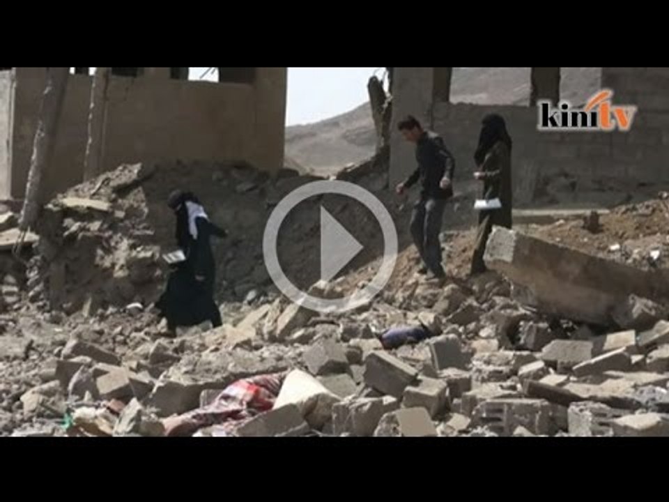 Bedilan udara gegar Sana’a selepas serangan pemberontak