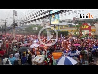 Ribuan rakyat tuntut presiden Honduras undur